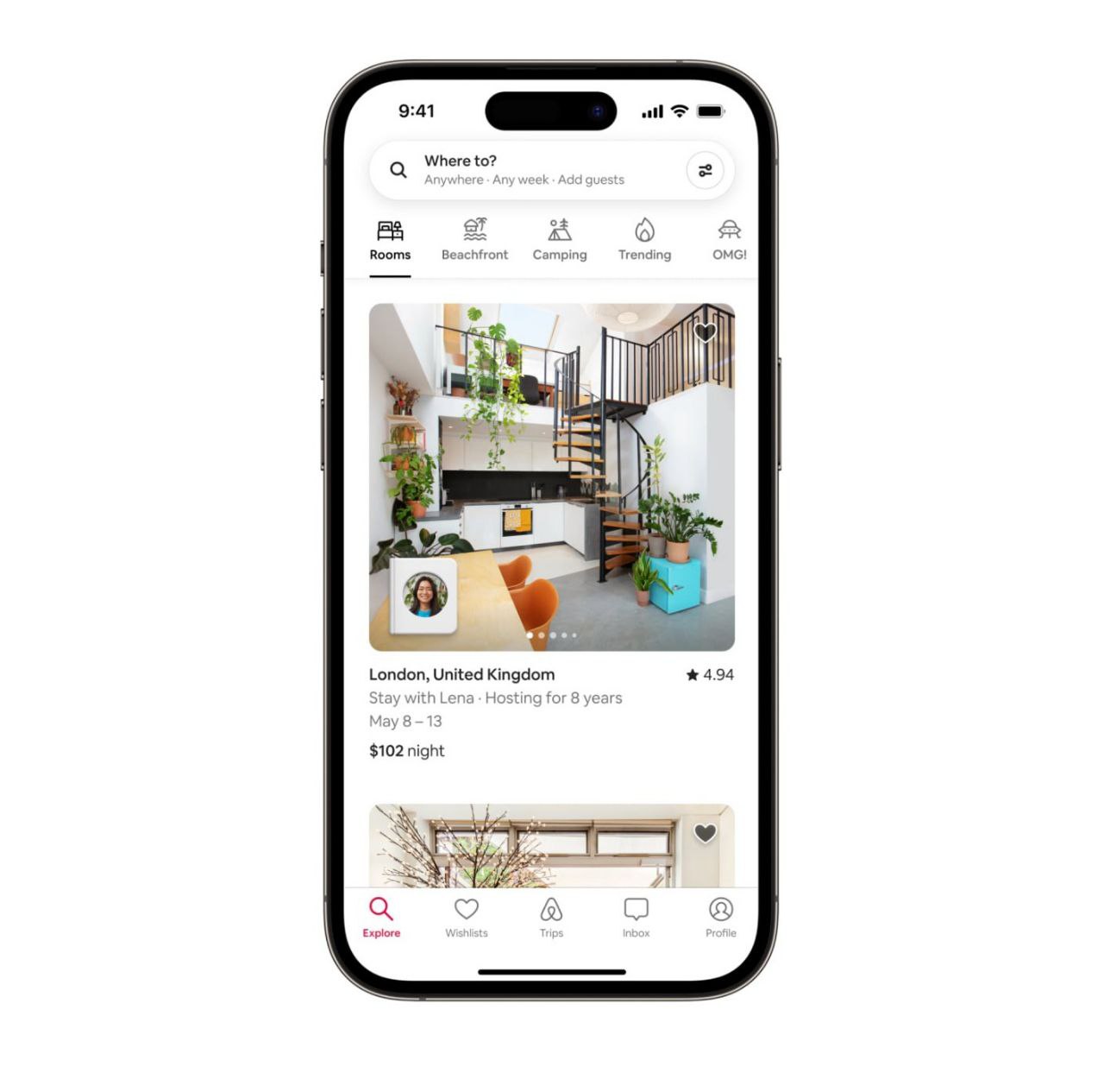 Mobile application interface