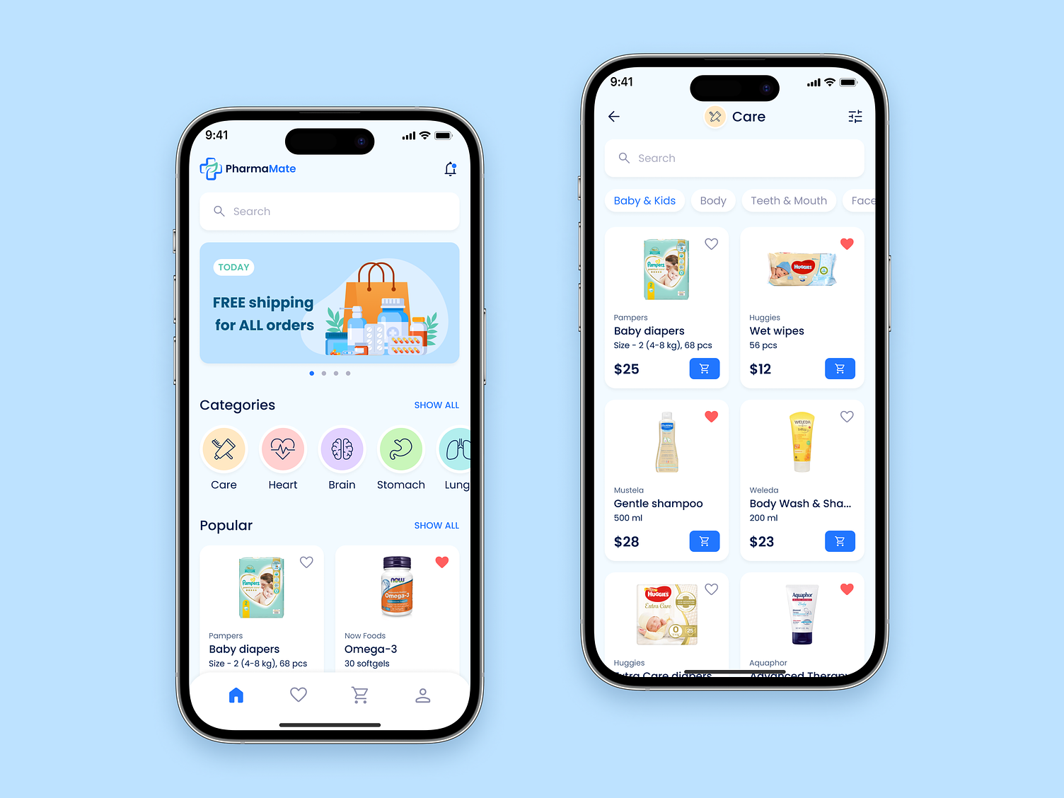 Travel booking app screens
